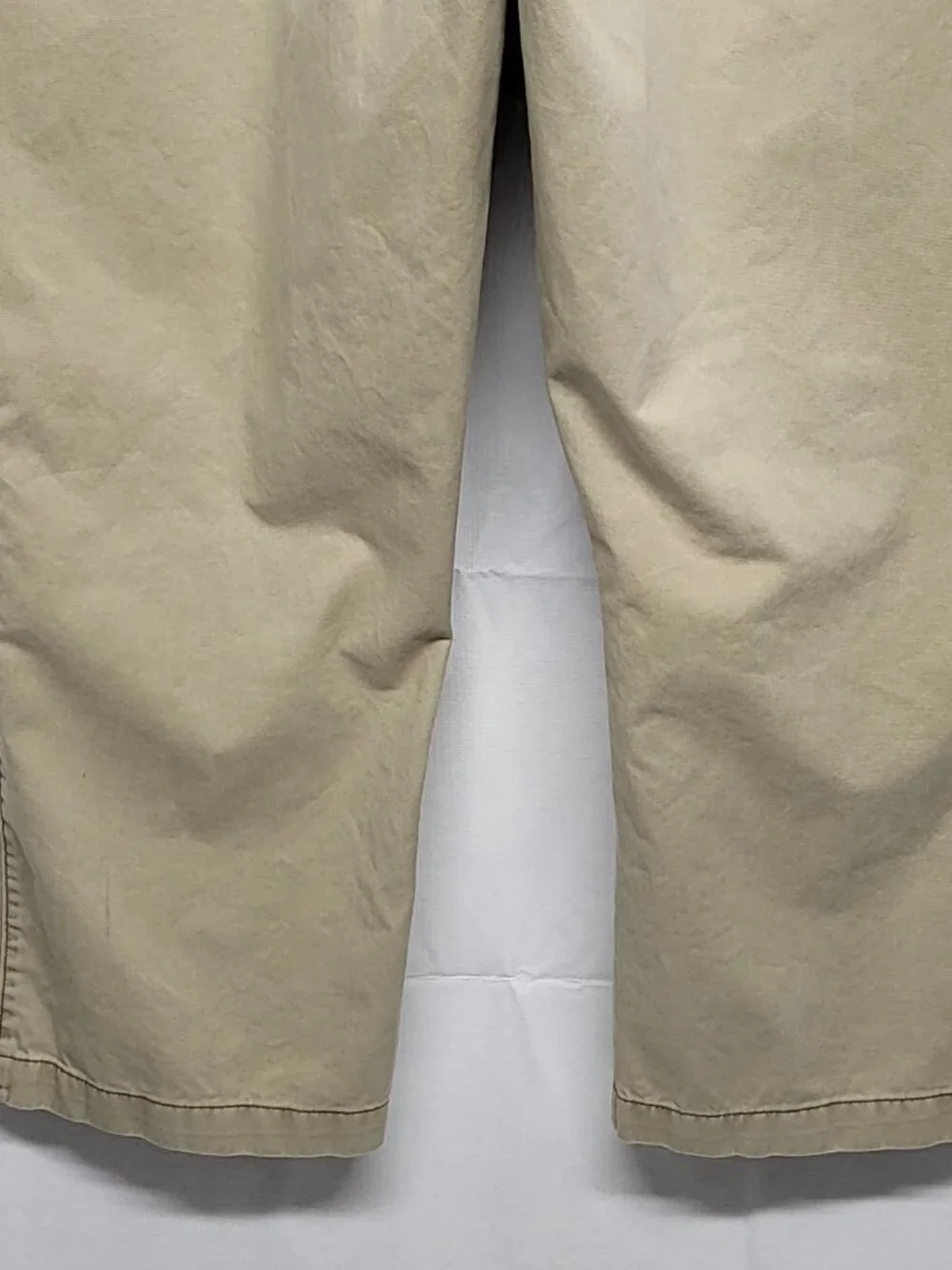 Roundtree & Yorke Casuals Mens Chino Pants 44 X 30 Flat Front High Rise Cotton